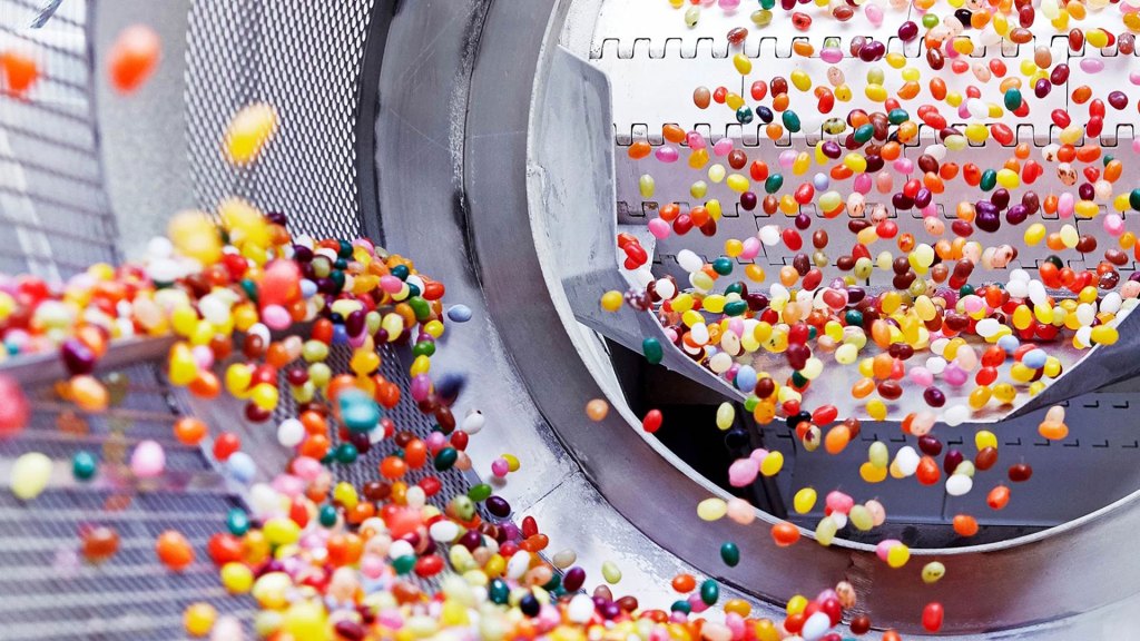 Thousands of jelly beans