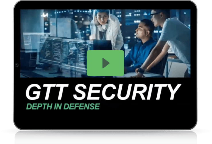 GTT Security Depth in Defense cover