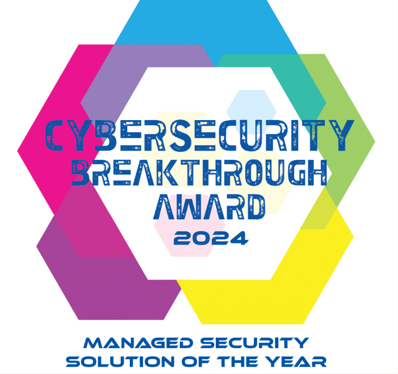 Insignia del Premio al Avance en Ciberseguridad 2024