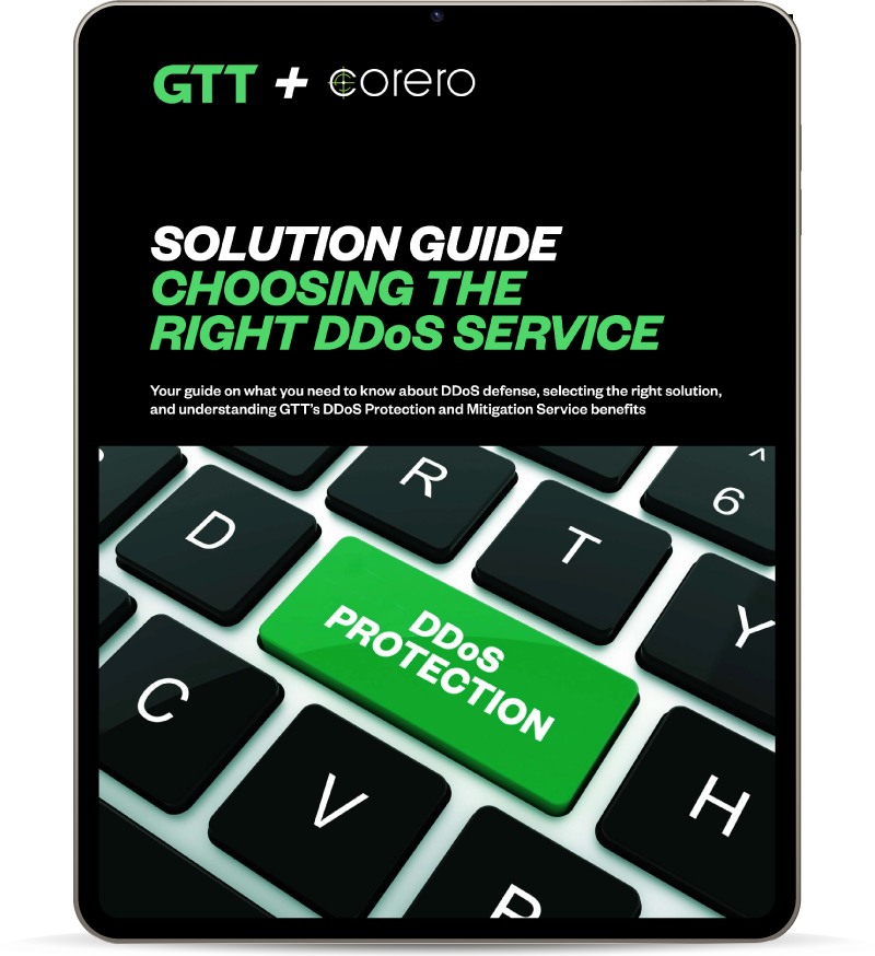 GTT & Corero | Solution Guide – Choosing the Right DDoS Service
