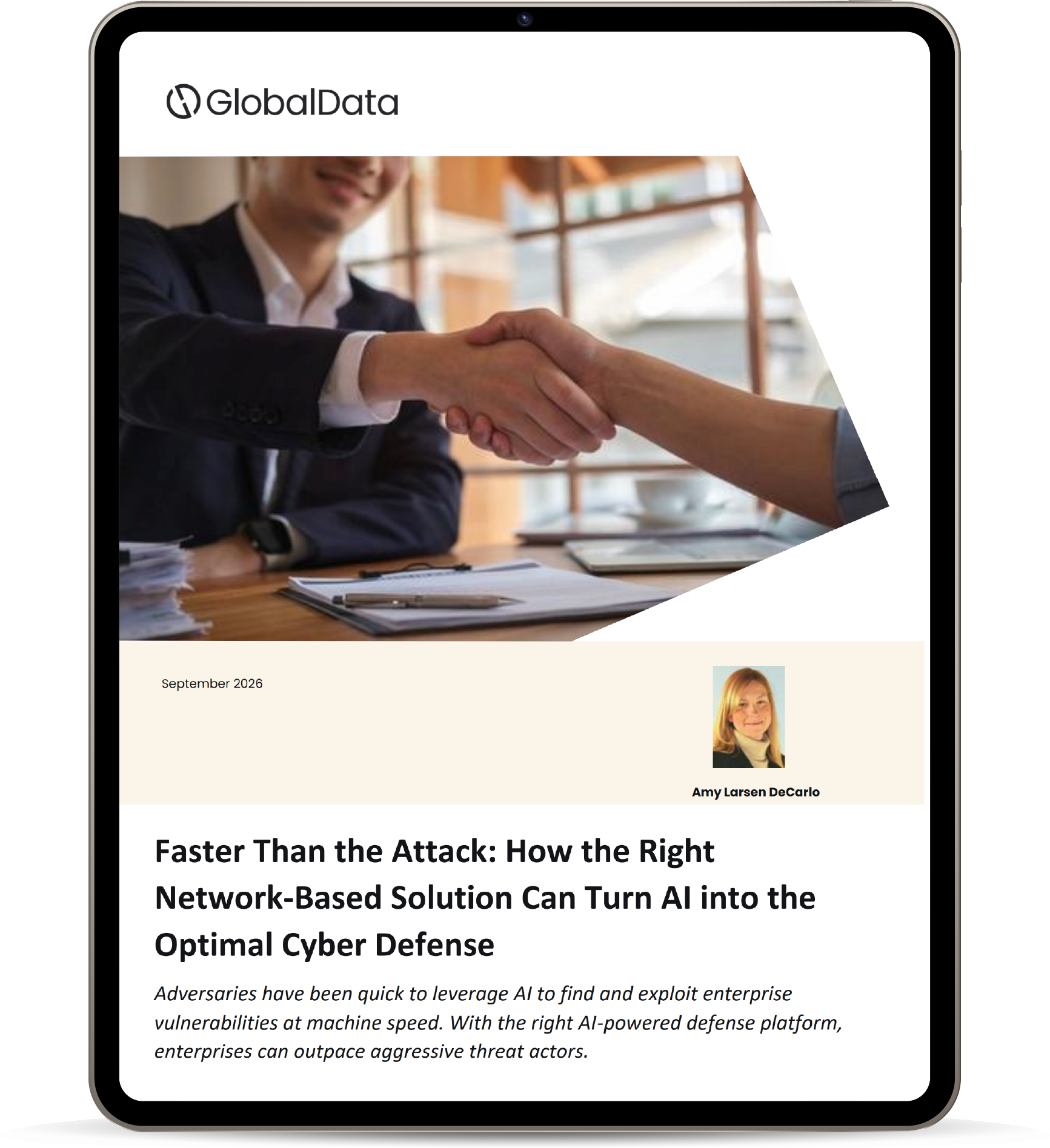 Faster Than the Attack: How the Right Network-Based Solution Can Turn AI into the Optimal Cyber Defense